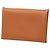 Tarjetero Hermès Calvi en Epsom Brown Castaño - vista 2