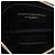 Pouch con zip Saint Laurent Black Large Grain De Poudre Matelasse Cassandre Nero - vista 4