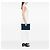 Clutch Chanel Blue Large Quilted Lambskin O Case Blu scuro - vista 6