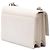 Saint Laurent White Medium Croc Embossed Leather Monogram Sunset Crossbody Bianco Crudo - vista 2