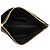 Saint Laurent Black Chevron Grain De Poudre Monogram Bill Pouch Negro - vista 4