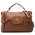 Borsa Miu Miu Paloma in pelle Cervo marrone