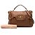 Borsa Miu Miu Paloma in pelle Cervo marrone - vista 7