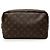 Louis Vuitton Brown Monogram Trousse Toilette 28 Marrone