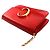 Chloé Mini Borsa a Tracolla C Chain in Vitello e Camoscio Rossa Rosso - vista 12