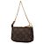 Louis Vuitton Brown Monogram Trunks and Locks Mini Pochette Accessoires Marrone - vista 2