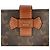 Céline Celine Brown Triomphe Coated Canvas Compact Wallet Dark brown - view 6
