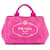 Prada Bolso Tote Small Canvas Canapa Logo Rosa