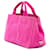 Prada Bolso Tote Small Canvas Canapa Logo Rosa - vista 2