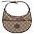 Borsa Mini GG Supreme Mezzaluna Gucci Beige
