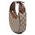 Borsa Mini GG Supreme Mezzaluna Gucci Beige - vista 2