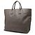 Borsa Shopping Prada Large in Saffiano Marrone Taupe - vista 2