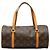 Louis Vuitton Brown Monogram Papillon 28 Marrone