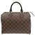 Louis Vuitton Brown Damier Ebene Speedy 25 Marrone