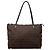 Bolso Tote Fendi Small Zucchino Canvas Marrón Castaño Marrón oscuro
