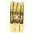 Bulgari Anello Bvlgari B.zero1 a 2 bande in oro giallo 18K - vista 3