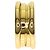 Bulgari Anello Bvlgari B.zero1 a 2 bande in oro giallo 18K - vista 8