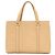 Céline Borsa Celine Logo in pelle beige
