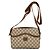 Borsa a tracolla Gucci Interlocking G Logo GG Supreme Marrone
