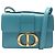 NUOVA BORSA A MANO DIOR MICRO 30 MONTAIGNE IN PELLE BOX CON TRACOLLA Turchese