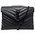 SAINT LAURENT LOULOU MEDIUM 574946 SO BLACK BORSA A MANO BORSA A TRACCOLLA Nero