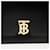 Burberry Borsa a tracolla e spalla Tb Medium Nero - vista 2