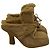 Mules Burberry con shearling in camoscio marrone Rosso