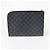 Louis Vuitton Pochette Jour Pm Clutch Nero - vista 2