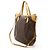 Borsa Louis Vuitton Monogram Odeon GM Marrone - vista 2