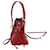 Fendi Borsa a secchiello mini Montrezzo da spalla Rosso