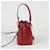 Fendi Borsa a secchiello mini Montrezzo da spalla Rosso - vista 4