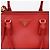 Prada Borsa a Tracolla Tote Saffiano Lux Rosso - vista 2