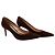 Décolleté Gianvito Rossi 70 in camoscio marrone - vista 3