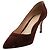 Décolleté Gianvito Rossi 70 in camoscio marrone - vista 4