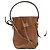 Fendi Borsa a secchiello mini Montreux da spalla Marrone