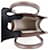 Gucci Mini Borsa a Spalla Interlocking Marrone - vista 10