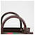Gucci Mini Borsa a Spalla Interlocking Marrone - vista 4