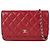 Chanel Borsa a tracolla Classic Woc Rosso