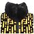 Abrigo de VISÓN Fendi Negro Amarillo - vista 4
