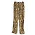 Autre Marque Gelbe gemusterte Hose