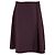 Falda midi Paule Ka burdeos de algodón talla 38