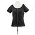 Top de algodón marrón Miu Miu Castaño