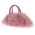 Borsa a mano in pelliccia rosa Blumarine - vista 2