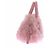 Borsa a mano in pelliccia rosa Blumarine - vista 4