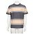 Louis Vuitton Grau gestreiftes Kurzarm-T-Shirt für Herren Braun