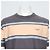 Louis Vuitton Grau gestreiftes Kurzarm-T-Shirt für Herren Braun - Ansicht 2