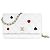 Chanel Portafoglio a Catena Classic Coco Casino Bianco
