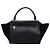 Céline Borsa Tote e Borsa a Tracolla Trapeze Nera Nero - vista 4