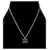 Collana Chanel CC Argento Marrone  - vista 5