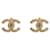 Chanel Orecchini CC Cubic Oro D'oro